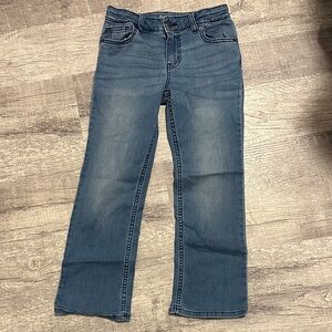 Women's Mid Wash Blue Straight-Leg Jeans